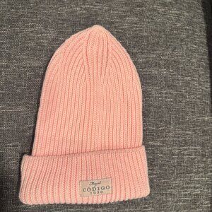 Codigo Piink Beanie Hat Knit Logo